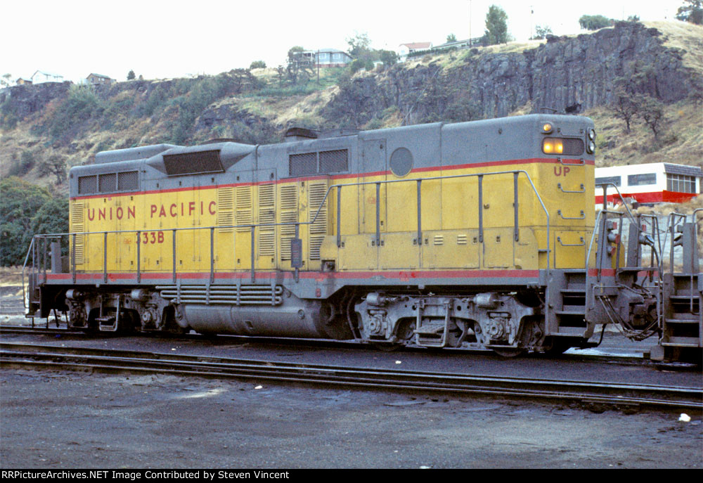 Union Pacific GP9B #333B with UP installed turbo.